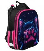 Ранец КОКОС ERGO First "Cosmo cat" 250019 жёстк.,эргоном.спинка,37*29*17см,брелок - КОЛОРЛОН ВТД Новосибирск