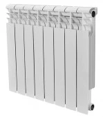 *ROMMER Profi BM 500 (BI500-80-80-150) 8 секции радиатор биметаллический (RAL9016) - КОЛОРЛОН ВТД Новосибирск