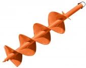 CARVER Шнек д/грунта GDB-200/2 двухзаходный (d пос=20мм, D=200мм, L=80см) - КОЛОРЛОН ВТД Новосибирск