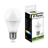 10W Led Feron 25458 E27 4000K A60 Лампа - КОЛОРЛОН ВТД Новосибирск