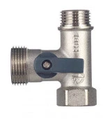 Кран шаровый трехпроходной 1/2"г*1/2"ш*3/4"ш, AQUALINK, 01175 - КОЛОРЛОН ВТД Новосибирск