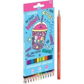 Карандаши 12цв. deVENTE "POP style" 5022319 2М шестигр.,к/к - КОЛОРЛОН ВТД Новосибирск