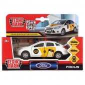 298495 Машина металл FORD focus ТАКСИ, 12 см, двери, багаж., инерц., кор. Технопарк в кор.2*24шт - КОЛОРЛОН ВТД Новосибирск