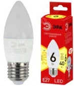 6W ЭРА RED LINE ECO LED B35-6W-827-E27 E27 / Е27 6Вт свеча теплый белый свет - КОЛОРЛОН ВТД Новосибирск