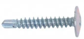 Саморез полусфера с прессшайбой, сверло, цинк 4,2х25 кор. с ок. - 200 шт. SteelRex - КОЛОРЛОН ВТД Новосибирск