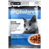 ProBalance влаж.д/кошек 85г Stelilized д/стер.и кастрирован - КОЛОРЛОН ВТД Новосибирск