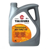 Масло трансмиссионное Takayama Transmission ATF Type T-IV 4л - КОЛОРЛОН ВТД Новосибирск