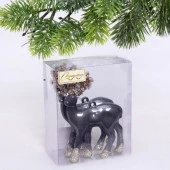 Набор украшений SHINE "Magic deer" 12,5х10,5 см (2 шт.), grey 916-1218 - КОЛОРЛОН ВТД Новосибирск