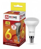 Лампа сд LED-R50-VC 6Вт 230В Е14 3000К 530Лм IN HOME - КОЛОРЛОН ВТД Новосибирск