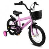 CR-B2-07F512PK Велосипед двухколёсный CITYRIDE,кол.12",сталь 0,75,балан.кол,розовый(а) - КОЛОРЛОН ВТД Новосибирск