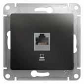 GSL000781K Glossa Антрацит Розетка ПК - КОЛОРЛОН ВТД Новосибирск