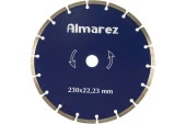 Диск отрезной алмазный сухой рез 230х22,23мм "Almarez" Кирпич/блок - КОЛОРЛОН ВТД Новосибирск