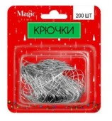 Крючки, 200 штук в наборе, размером 3,5 см / 1,9х10,5х12,5см арт.92280 - КОЛОРЛОН ВТД Новосибирск