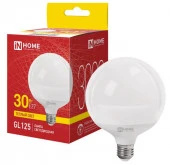 Лампа LED-GL125-VC 30Вт 230В Е27 3000К 3000Лм 125мм IN HOME - КОЛОРЛОН ВТД Новосибирск