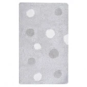 Коврик для ванной комнаты хлопковый, 60*100 см, MIRACLE, SILVER FOR-MIR60-100SIL - КОЛОРЛОН ВТД Новосибирск