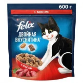 600Г КОРМ FELIX ДВОЙНАЯ ВКУСНЯТИНА С МЯСОМ-ГОВЯДИНА 132886 - КОЛОРЛОН ВТД Новосибирск