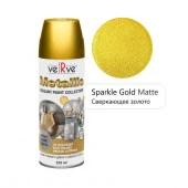 Краска VERVE METALLIC 889-0200 золотая п/матовая, спрей 520мл - КОЛОРЛОН ВТД Новосибирск