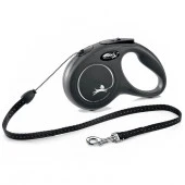 flexi рулетка New Classic S (до 12 кг) 5 м трос черная - КОЛОРЛОН ВТД Новосибирск