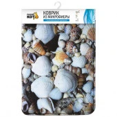 000481 Коврик из микрофибры Mat-Shell "Ракушка" "Рыжий кот" - КОЛОРЛОН ВТД Новосибирск