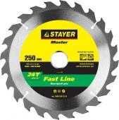 * Диск пильный STAYER "FAST-Line" по дереву, 250х32мм 3680-250-32-24 - КОЛОРЛОН ВТД Новосибирск