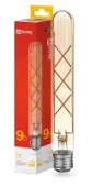 Лампа LED-T30-deco gold 9Вт 230В Е27 3000К 1040Лм 225мм золотистая IN HOME - КОЛОРЛОН ВТД Новосибирск