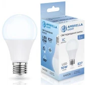 10W Лампа 601006 LED A60 10W IC E27 6400K 175-265V - КОЛОРЛОН ВТД Новосибирск