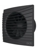 Вентилятор накладной SILENT D100 обр.клапан Matt black DICITI (D=100, V=90m3/h) - КОЛОРЛОН ВТД Новосибирск