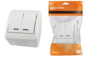 *TDM Селигер Выключатель 2 кл. с подсв IP44 10А белый SQ1818-0004*** - КОЛОРЛОН ВТД Новосибирск