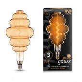 158802006 Лампа Gauss LED Vintage Filament Flexible BD200 6W E27 200*410mm Amber 2400K - КОЛОРЛОН ВТД Новосибирск
