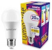 20W LUMIN'ARTE LSTD-A60-20W3KE27 "Груша" A60 20Вт 1600лм 3000К Е28 - КОЛОРЛОН ВТД Новосибирск