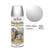 Краска VERVE METALLIC 889-0803 серебряная глянцевая RAL9022, спрей 520мл - КОЛОРЛОН ВТД Новосибирск