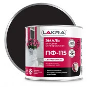 Эмаль ПФ-115 Лакра Черный 1,9кг Л-С - КОЛОРЛОН ВТД Новосибирск