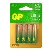 Алкалиновые батарейки GP Ultra Alkaline G-Tech 15А AA - 4 шт. - КОЛОРЛОН ВТД Новосибирск