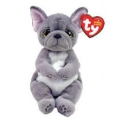 40596 TY Beanie Bellies Серая собака WILFRED 15 см - КОЛОРЛОН ВТД Новосибирск