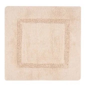 Коврик для ванной комнаты хлопковый белый, 60*60 см, BRICKS, WHITE FOR-BRK60-60W - КОЛОРЛОН ВТД Новосибирск