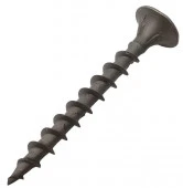 Саморез для ГКЛ крупная резьба, оксид 3,5х 35 кор. с ок. - 250 шт. SteelRex - КОЛОРЛОН ВТД Новосибирск
