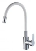 Смеситель для кухонной мойки с гибким изливом RUSH Siple SUS7335-61White - КОЛОРЛОН ВТД Новосибирск