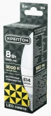 8W Лампа КРЕПТОН LED B35 8W E14 3000K свеча - КОЛОРЛОН ВТД Новосибирск