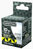 10W Лампа КРЕПТОН LED GU5.3 10W 3000K - КОЛОРЛОН ВТД Новосибирск