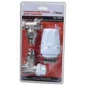 комплект термост. д/радиатора угловой 1/2" TeRma (33970) - КОЛОРЛОН ВТД Новосибирск