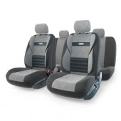 Авточехлы COMFORT COMBO, мультиконтурные,11 предм., чёрн./т.серый - КОЛОРЛОН ВТД Новосибирск