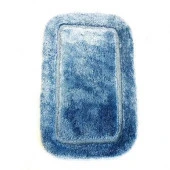 Коврик для ванной комнаты Lux Border ПЛЮШ 60*100 Light-blue светло-голубой - КОЛОРЛОН ВТД Новосибирск