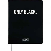 Дневник 1-11кл. deVENTE интегр.обл. "Only Black" 2021405 кож.зам.,бел.бум.,шелкогр. - КОЛОРЛОН ВТД Новосибирск
