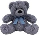 BH4599 Игрушка мягкая Медведь, с бантом, сидит. Размер: 30х26х25 см. (цвет: серо-голубой, BH4599) - КОЛОРЛОН ВТД Новосибирск