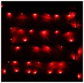Гирлянда для улицы 7.0 м, 80 ламп LED, Красный, 8 реж, черн.пров.196-113 - КОЛОРЛОН ВТД Новосибирск