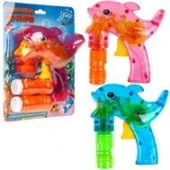 Т24982 1TOY Мы-шарики! мыл. пистолет на бат. в виде дельфина, свет. эффекты, 2*50 мл, блистер - КОЛОРЛОН ВТД Новосибирск
