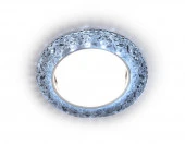 Точка с светодиодной лентой G308 CL/CLD хром/прозрачный GX53+3W(LED COLD) - КОЛОРЛОН ВТД Новосибирск