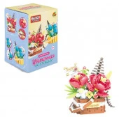 Т26529 1Toy Blockformers Конструктор Цветочная коллекция "Корзина с розами", 395 дет., пластик - КОЛОРЛОН ВТД Новосибирск