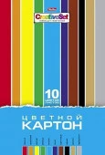 10Кц4_05809 Набор картона цветной 10л 10 цв. А4ф в папке-Creative Set- - КОЛОРЛОН ВТД Новосибирск