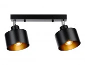 Настенно-потолочный спот TR8142/2 BK черный E27*2 max 40W 340*120*180 - КОЛОРЛОН ВТД Новосибирск